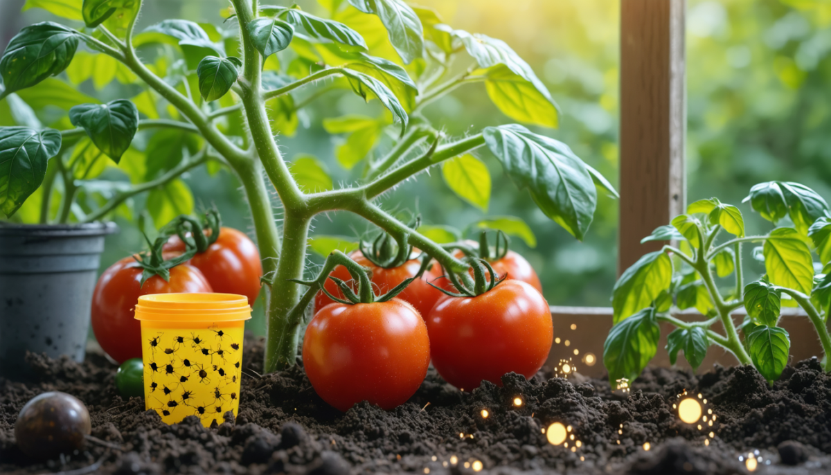 découvrez des méthodes efficaces pour éliminer les moucherons noirs et protéger vos plants de tomates afin d'assurer une récolte saine et abondante.