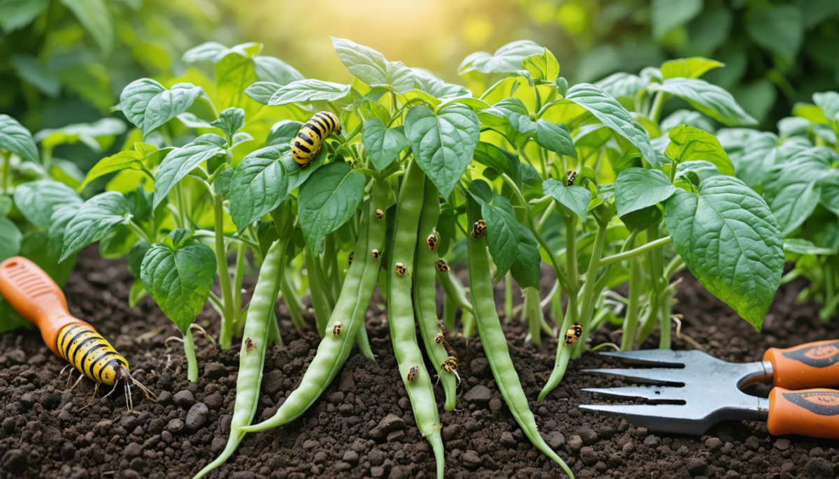 découvrez comment identifier les insectes ou animaux qui dévorent les feuilles de vos haricots verts au potager et trouvez des solutions efficaces pour protéger vos plants et assurer une récolte réussie.