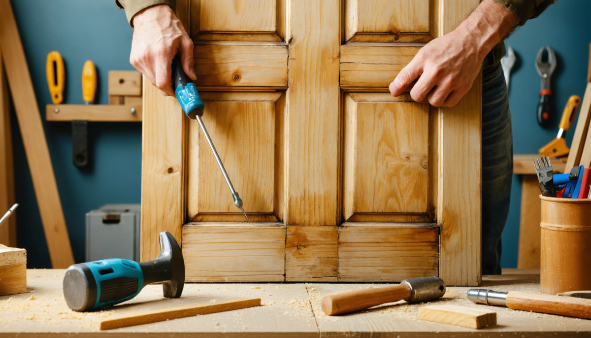 découvrez des astuces efficaces pour redresser une porte en bois avec succès, étape par étape, et redonnez-lui son alignement parfait facilement.