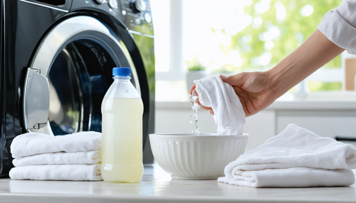 découvrez mon expérience avec le vinaigre blanc et son efficacité pour lutter contre la décoloration du linge. astuces et conseils pour redonner éclat à vos vêtements.