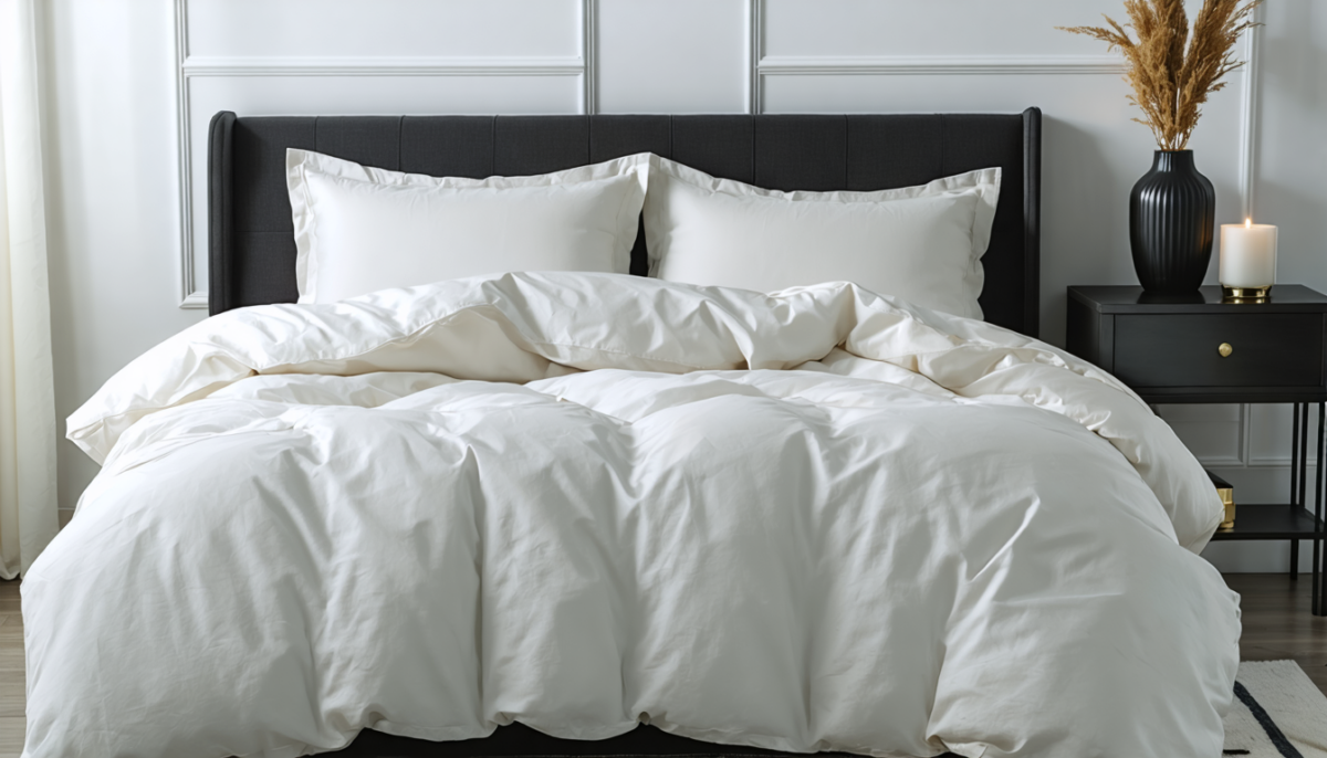 découvrez comment reconnaître une housse de couette haut de gamme sans avoir besoin de la toucher, grâce à nos conseils d'expert sur les matériaux, la finition et les détails visibles.