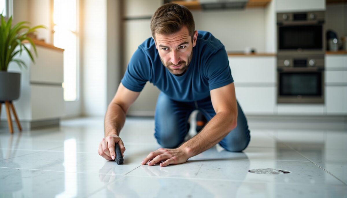Guide pratique pour réparer un trou dans votre carrelage et retrouver une surface impeccable