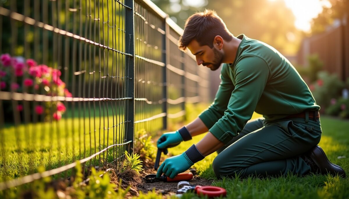 Guide complet pour installer un grillage rigide efficacement