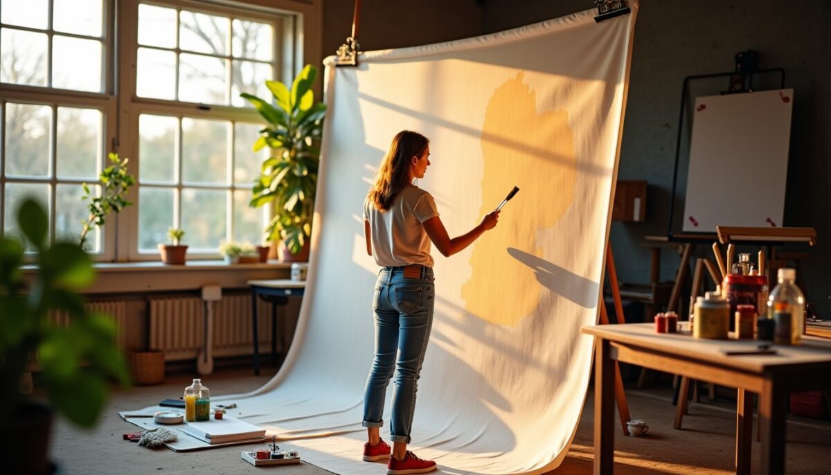 Astuces incontournables pour réussir la peinture sur tissu mural tendu