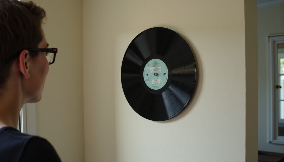 Comment suspendre un disque vinyle au mur : astuces et solutions pratiques