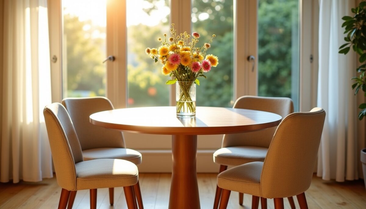 Table ronde dans une petite salle à manger : astuce pratique ou piège d'aménagement ?