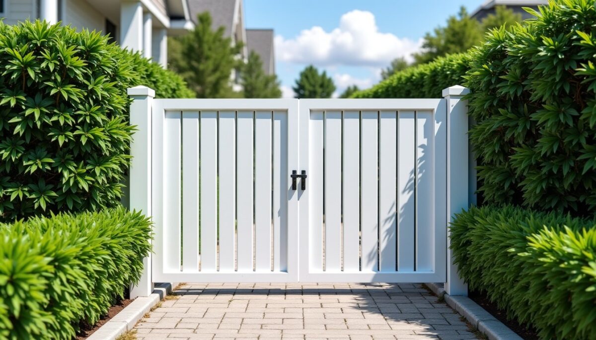 Portail en PVC : une option astucieuse et sécurisante pour protéger l’accès à votre domicile