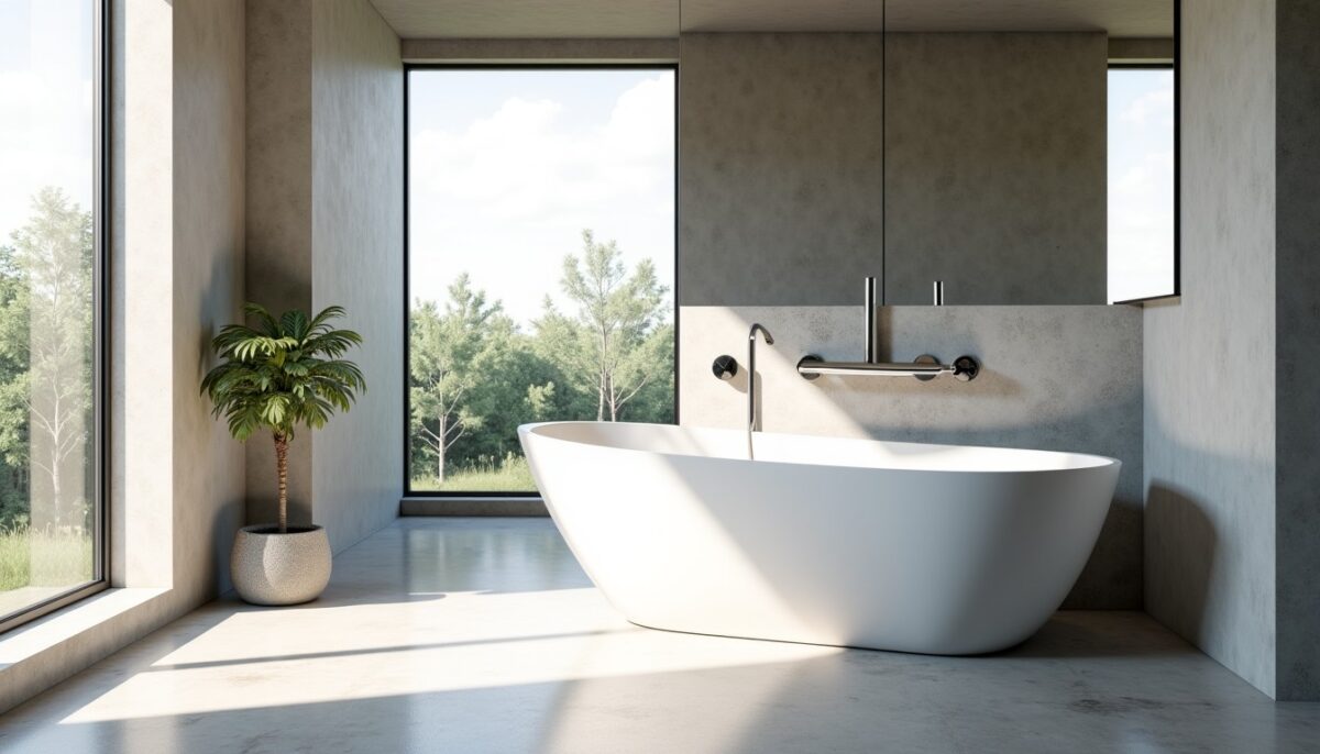 Le béton ciré : l'atout charme et résistance pour transformer votre salle de bains - Guide complet
