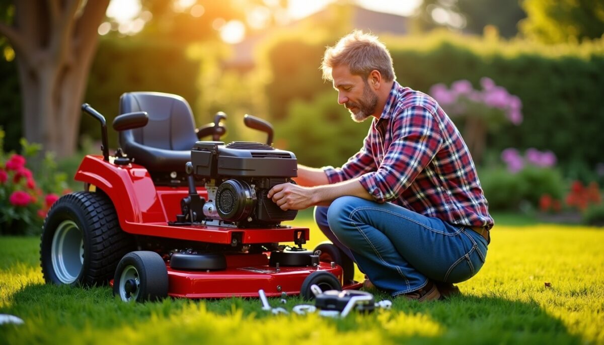 Tracteur tondeuse qui cale après un certain temps : les points essentiels à contrôler